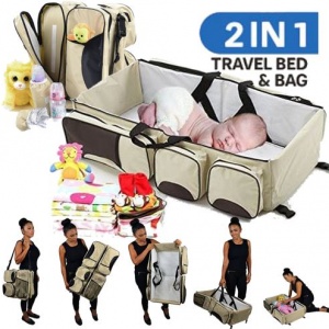 2-1 Baby Travel & Bed Bag