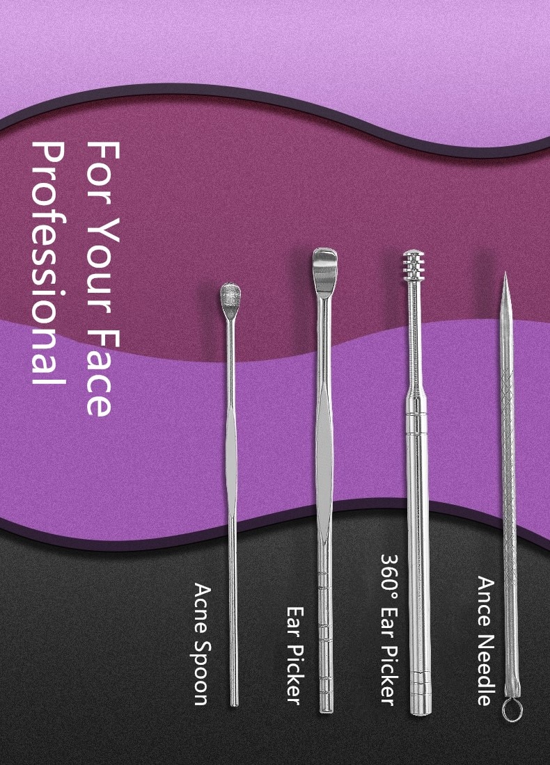 19 pcs Nail Grooming Set Stainless Steel Nail Grooming set / Nail