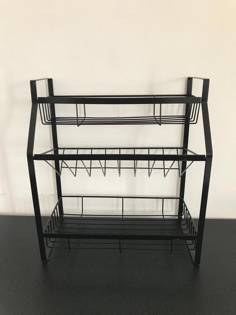 3 tier kitchen spices holder and bottle organizer The Shopping Kingdom
