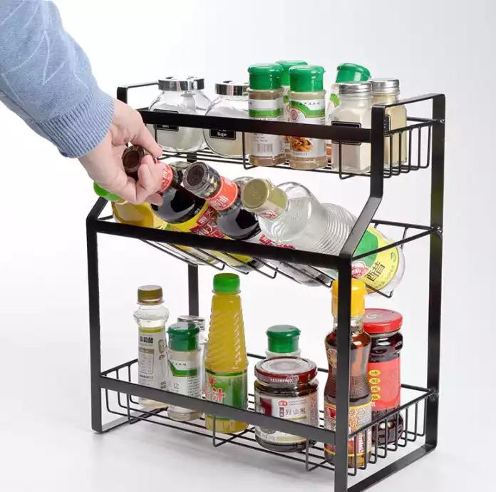 3 tier kitchen spices holder and bottle organizer The Shopping Kingdom