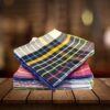 12 Pcs Cotton Napkins pack - 20 x 20 Inches (Approx) Size - High Quality Cotton Material - Cleaning clothes