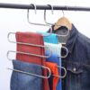 5 layer S shaped Stainless Steel Cloth Hanger
