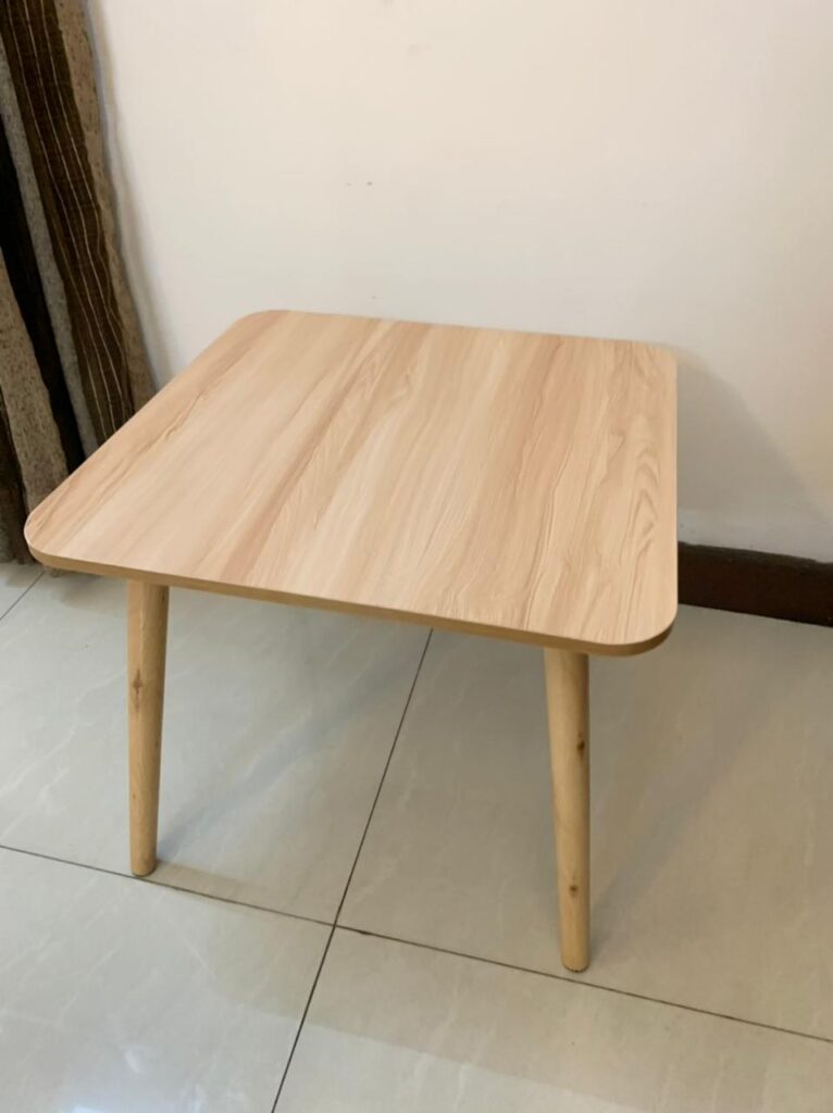 Square Wooden table - Square footed table - The Shopping Kingdom