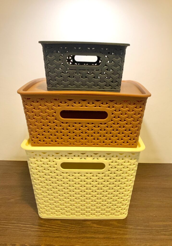 Large Storage Basket With Lid The Shopping Kingdom