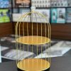 2 Layer Gold Table Deco Rack