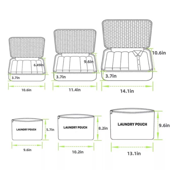 6-Piece Luggage Organizer Set - Image 3