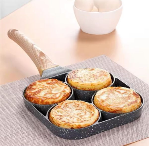 4pcs Compartment Frying Pan