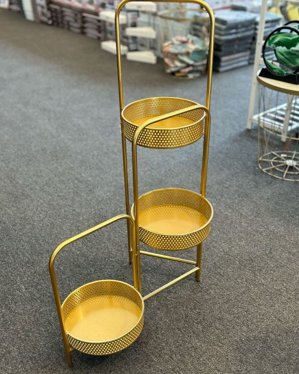 3 tier golden stand - Image 3