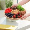 6 Slot Round Wooden Platter - Image 2