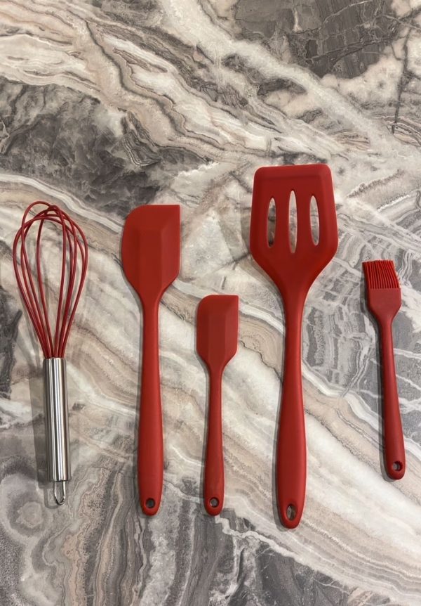 5pcs Silicone Utensils Set - Image 4