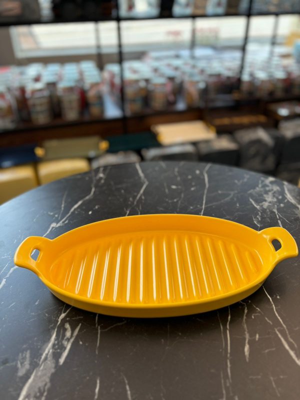Colorful Ceramic Grill Tray  - Image 3
