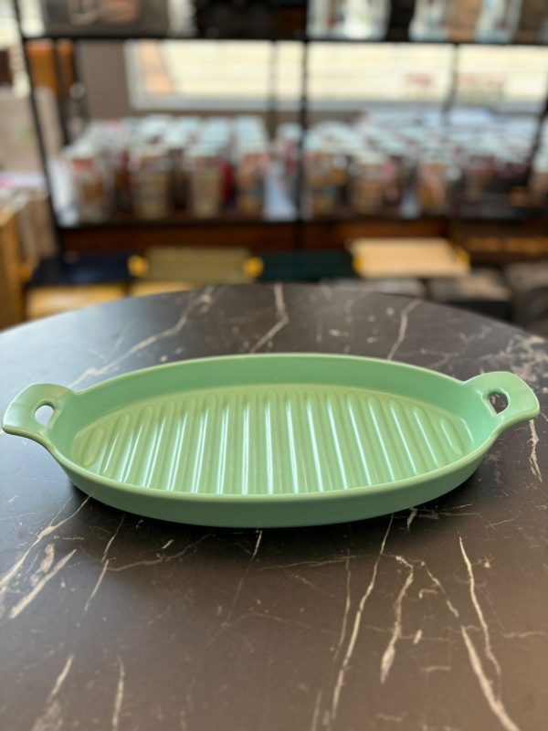 Colorful Ceramic Grill Tray  - Image 2