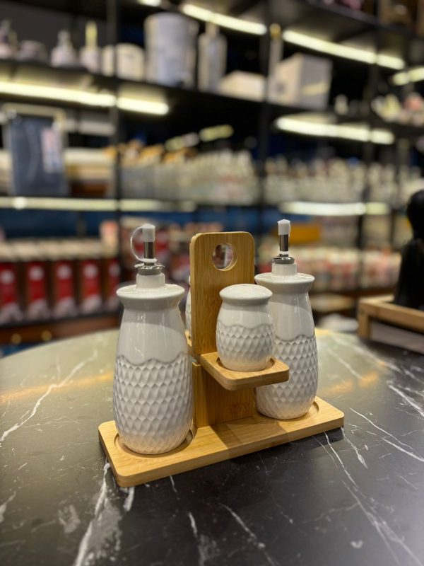 Ceramic Salt & Pepper Stand - Image 2