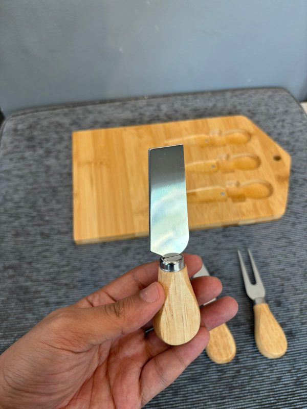 Cheese Board With Knife - Image 4