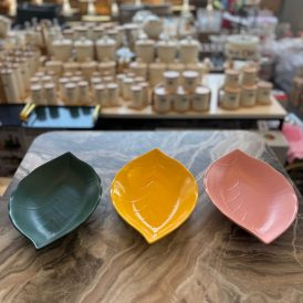 Ceramic Leaf Tray