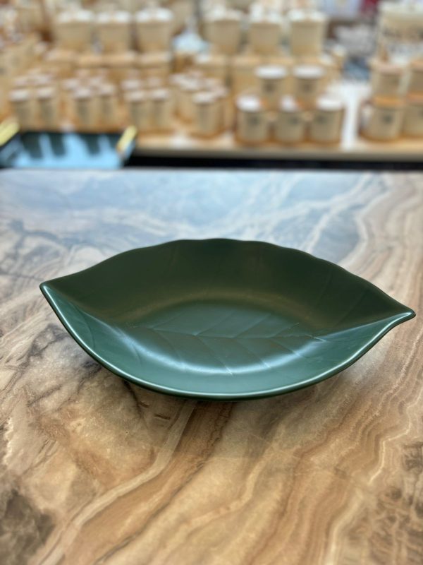 Ceramic Leaf Tray - Image 4