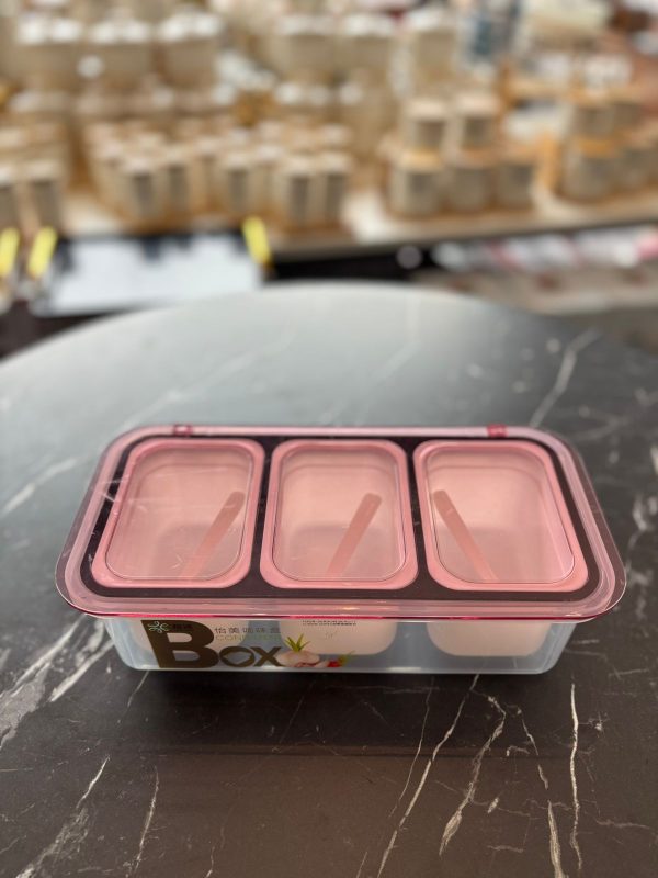3 compartment seasoning box