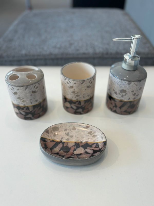 Ceramic Bathroom Set - Square - Image 6