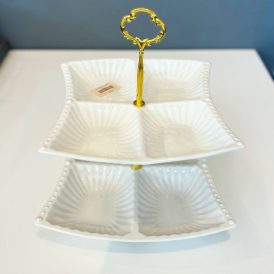 2 Layer Ceramic Tray