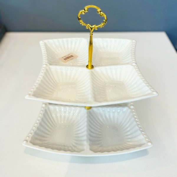 2 Layer Ceramic Tray