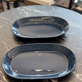 2pcs Ceramic Serving Plate