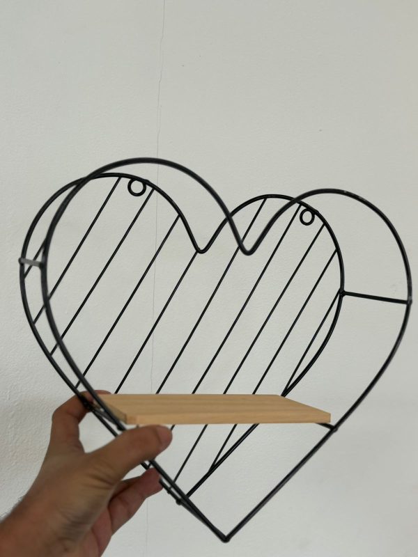 Heart Shaped Wall Hanging Shelf - Image 5
