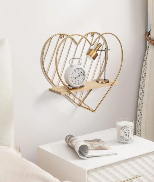 Heart Shaped Wall Hanging Shelf - Image 2