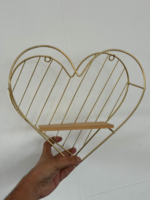 Heart Shaped Wall Hanging Shelf - Image 4