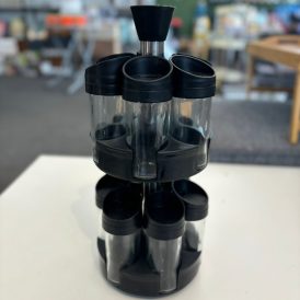12 jar rotating spice rack