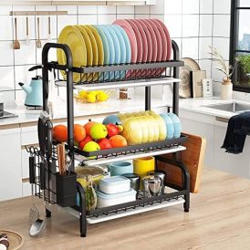 3 Layer Carbon Steel Kitchen Rack