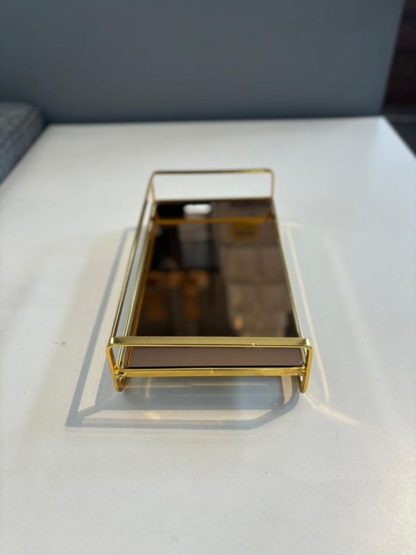 Gold mirror tray - Image 3