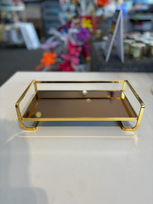 Gold mirror tray - Image 5