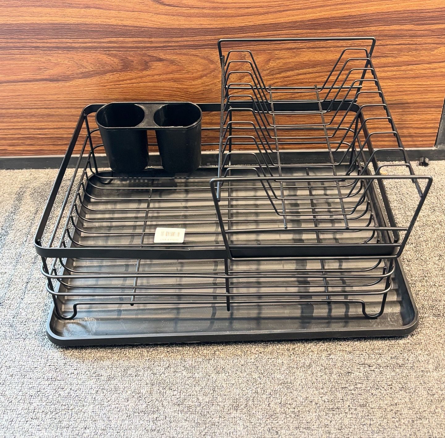 Carbon Steel Dish Rack with Drainer - Image 4
