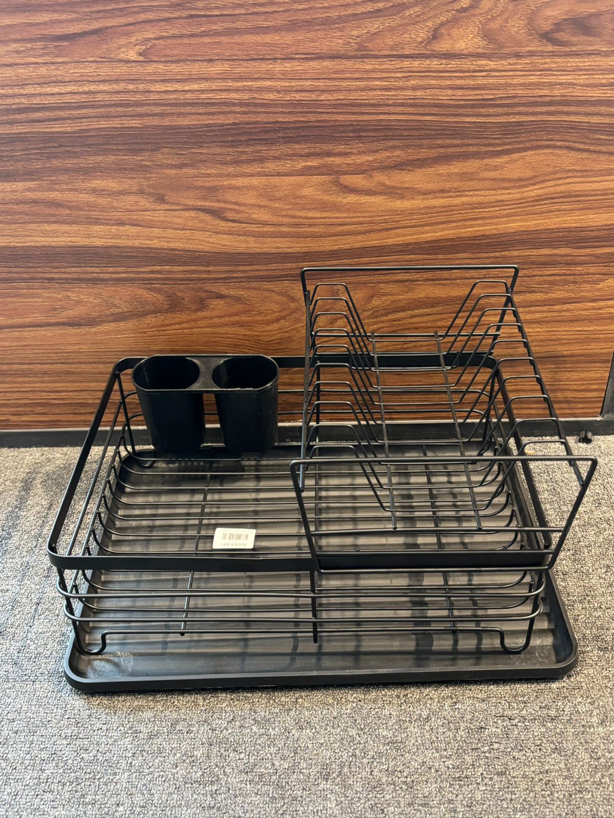 Carbon Steel Dish Rack with Drainer - Image 3
